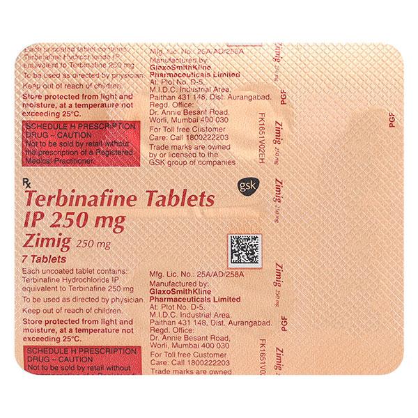 Zimig 250mg Tablet 7'S