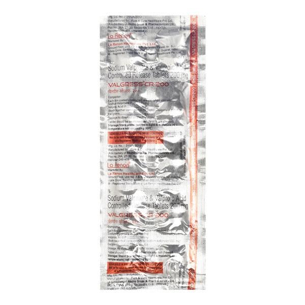 Valgress CR 200mg Tablet 10'S