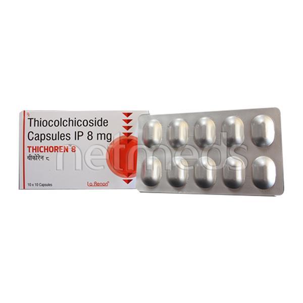 Thichoren 8mg Capsule 10'S