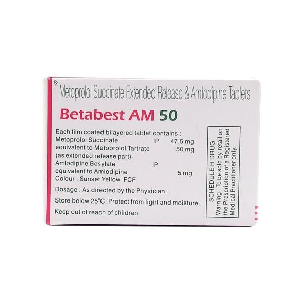 Betabest AM 50mg Tablet 10'S