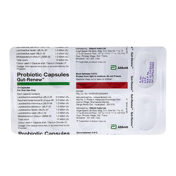 GUT Renew Capsule 10'S