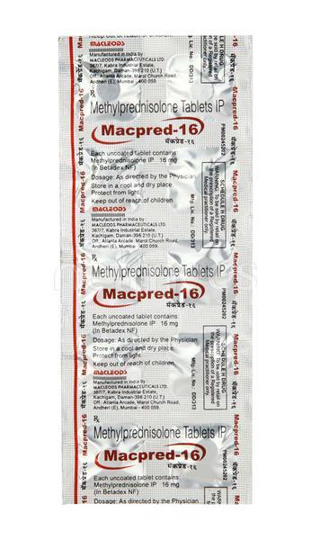 Macpred 16mg Tablet 10'S