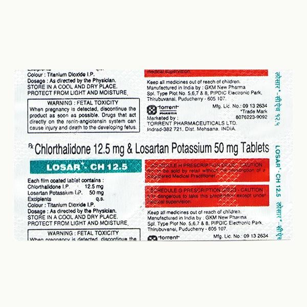 LOSAR CH 12.5 Tablet 10's