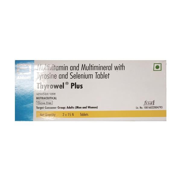 THYROWEL PLUS Gluten Free Tablet 15's
