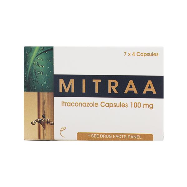Mitraa 100mg Capsule 4'S