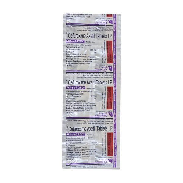 Milcef 250mg Tablet 10'S