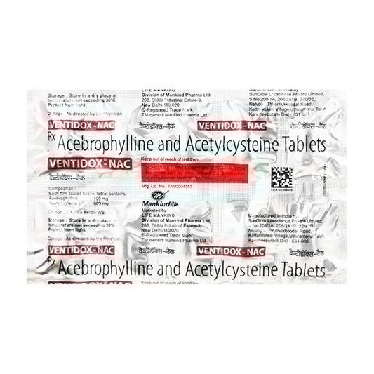 VENTIDOX NAC Tablet 10's