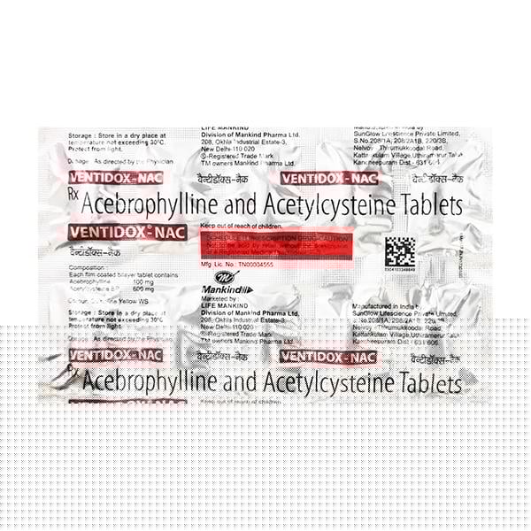 VENTIDOX NAC Tablet 10's