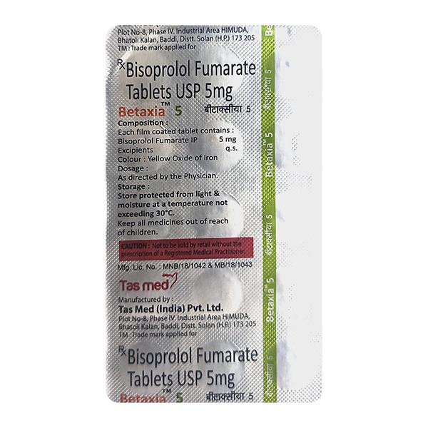 BETAXIA 5 Tablet 15's
