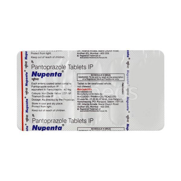 Nupenta 40mg Tablet 10'S