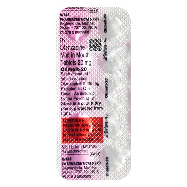 Olimelt 20mg Tablet 10'S