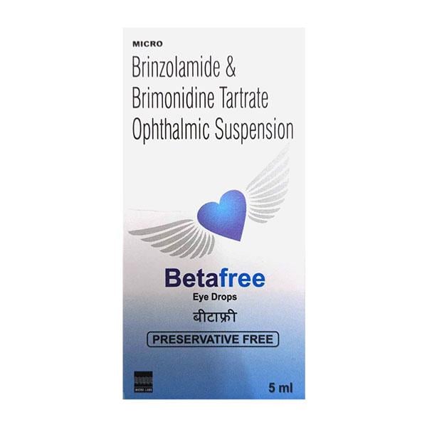 BETAFREE PRESERVATIVE FREE Eye Drops 5ml