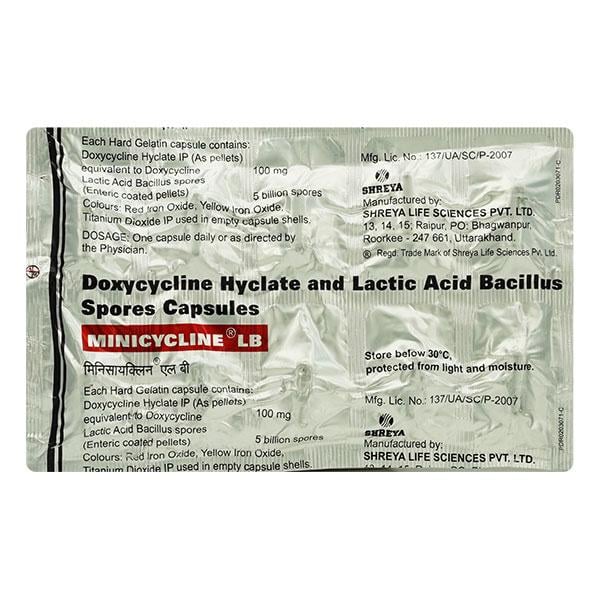 MINICYCLINE LB Capsule 10's