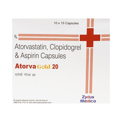 ATORVA GOLD 20mg Capsule 15's