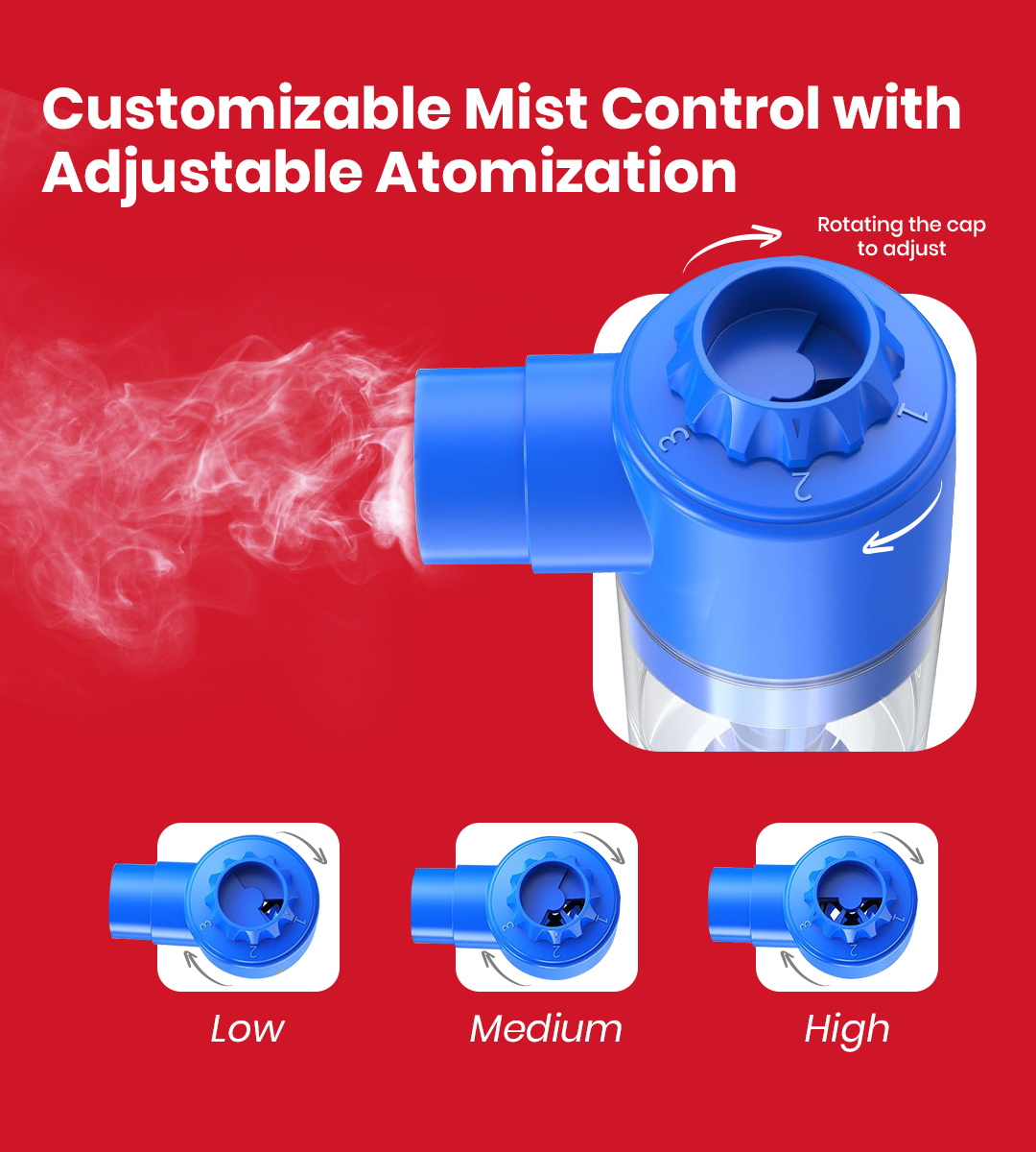 AGEasy Premium Nebulizer with HEPA Filter