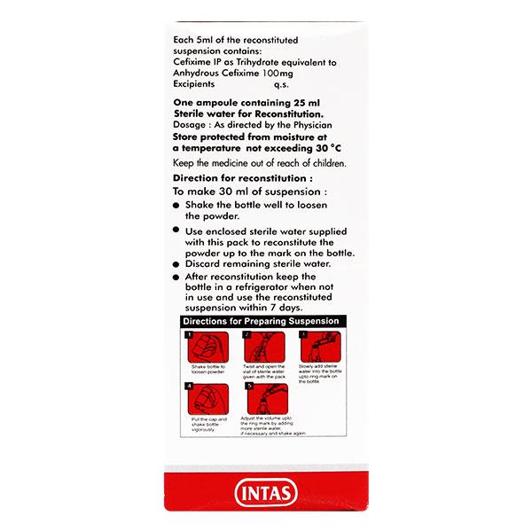 CEFTAS 100 Dry Syrup 30ml