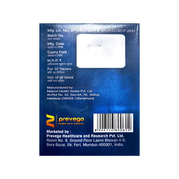 TENEVAG M 1000 Tablet 10's