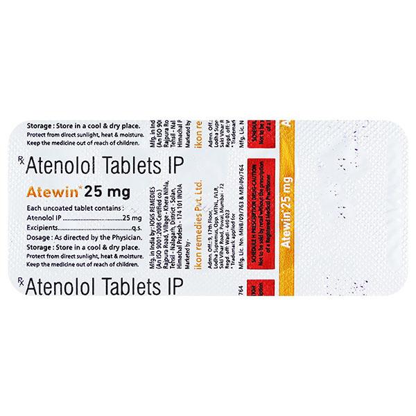 ATEWIN 25mg Tablet 10's