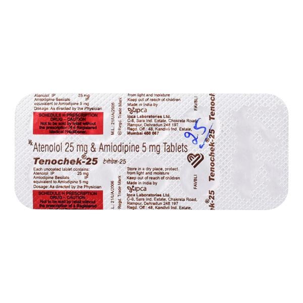 Tenochek 25mg Tablet 10'S