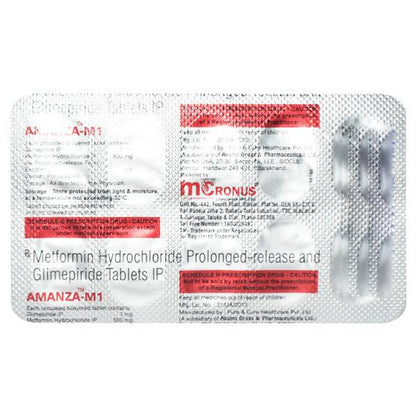 AMANZA M 1/500mg Tablet 10's