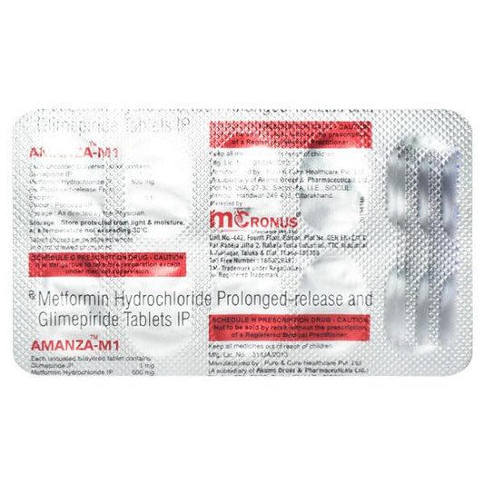 AMANZA M 1/500mg Tablet 10's