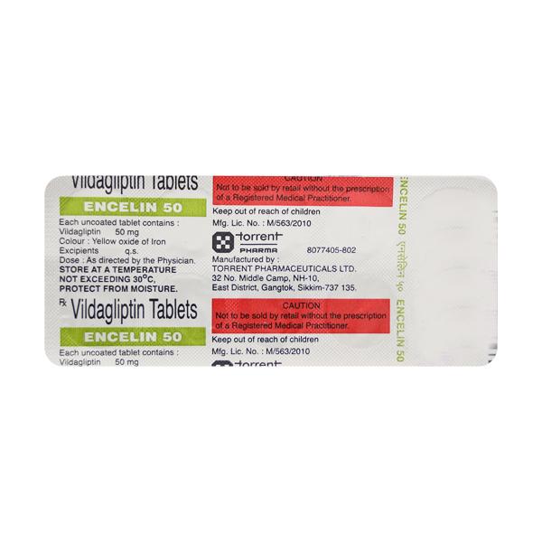 ENCELIN 50mg Tablet 10's