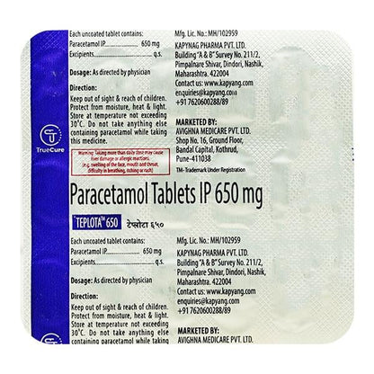 TEPLOTA 650 Tablet 15's