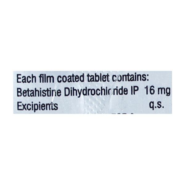Vertirest 16mg Tablet 10'S