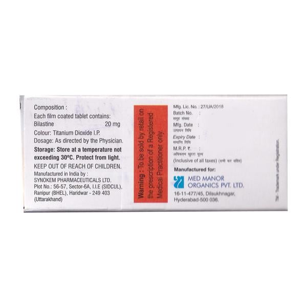 BILAHIST Tablet 10's