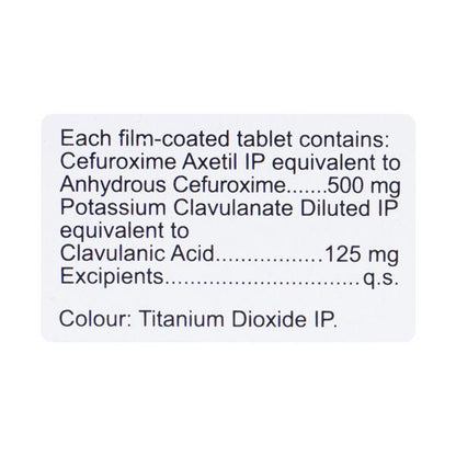 Zocef CV 500mg Tablet 6'S