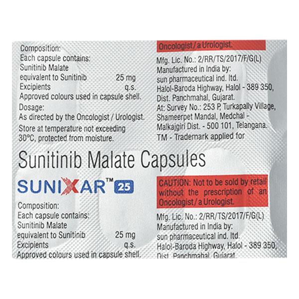 SUNIXAR 25 Capsule 7's