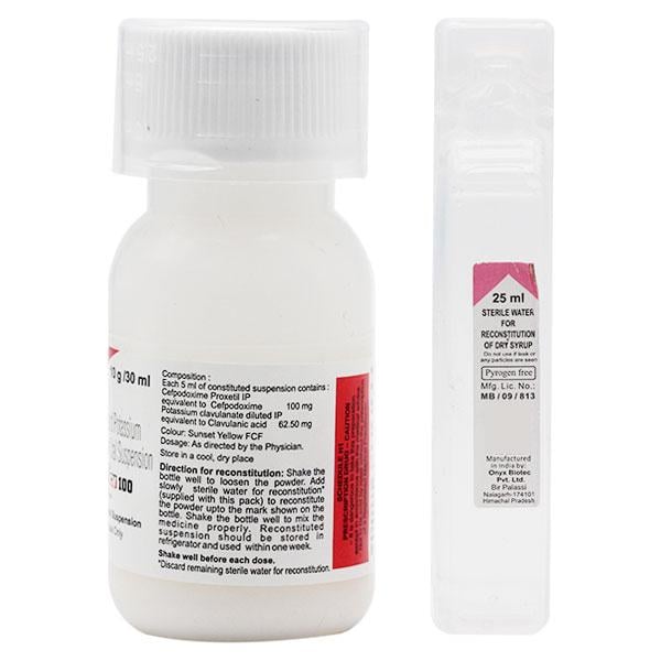 ZEDOCEF CV 100 Oral Suspension 30ml