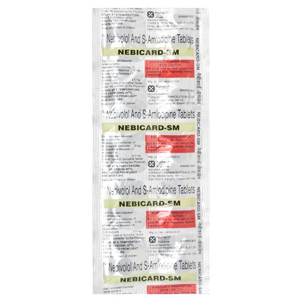 Nebicard SM Tablet 10'S