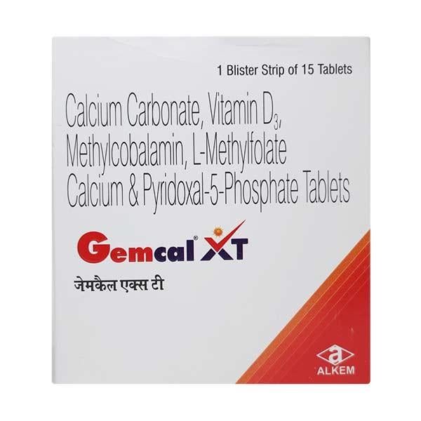 GEMCAL XT Tablet 15's