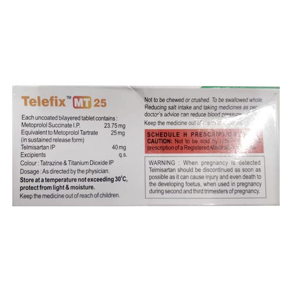 TELEFIX MT 25 Tablet 10's