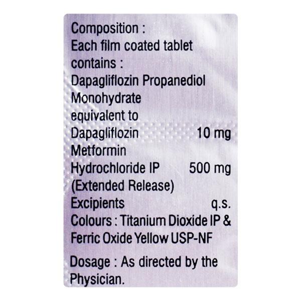 DAPAFORMIN 500 Tablet 10's