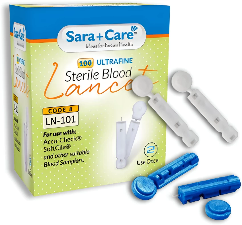 Sara Care Ultrafine Sterile Blood Lancet