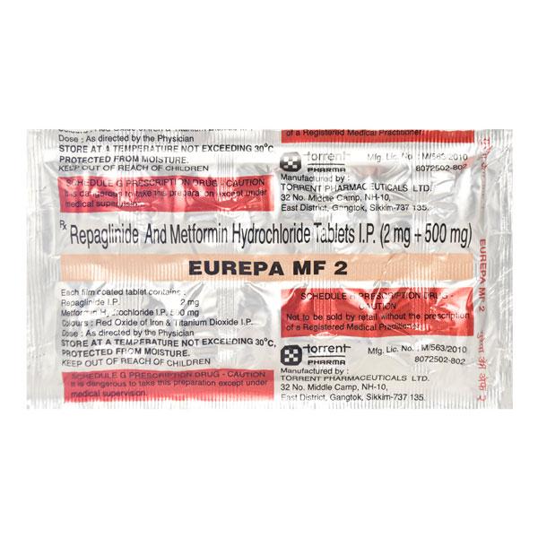 Eurepa MF 2mg Tablet 10'S