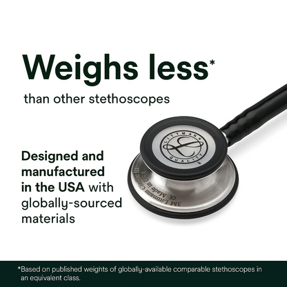 3M Littmann Classic III Monitoring Stethoscope, Copper-Finish Chestpiece, Chocolate Tube, 27 inch, 5809