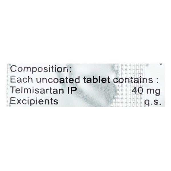 Telmikind 40mg Tablet 10'S