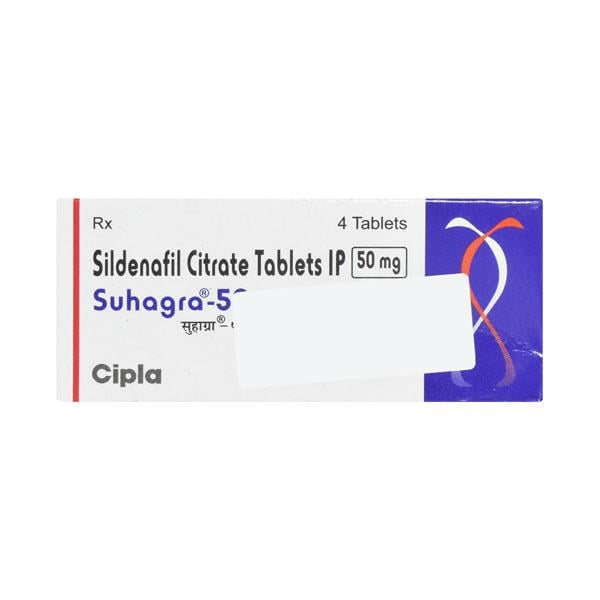 Suhagra 50mg Tablet 4'S