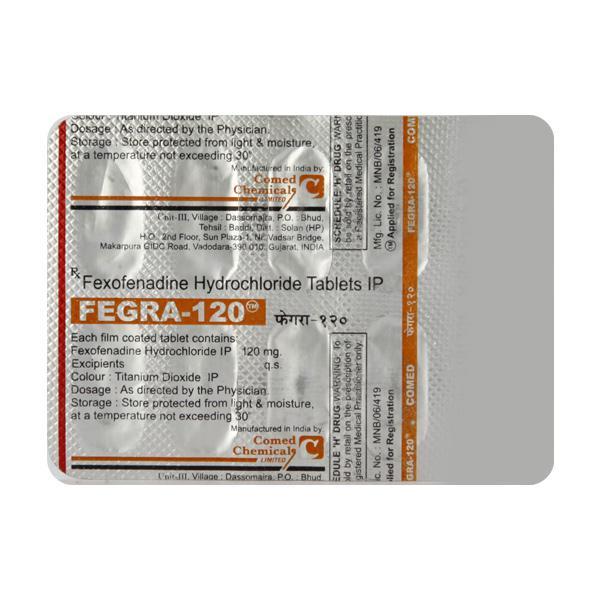 Fegra 120mg Tablet 10'S
