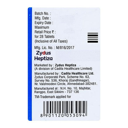 Dacihep 60mg Tablet 28'S