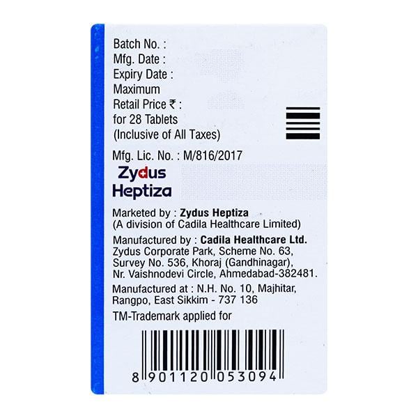 Dacihep 60mg Tablet 28'S