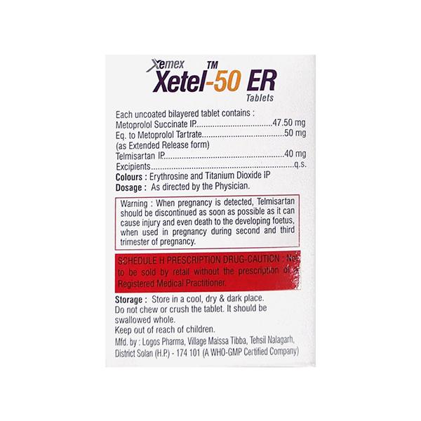 XETEL 50 ER Tablet 15's