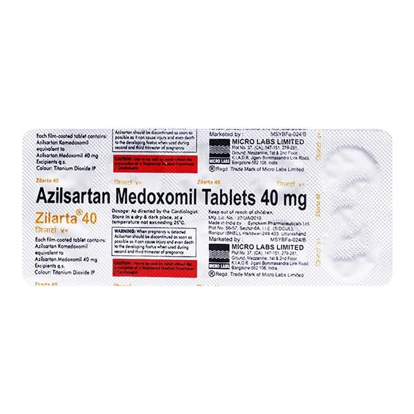 Zilarta 40mg Tablet 10'S