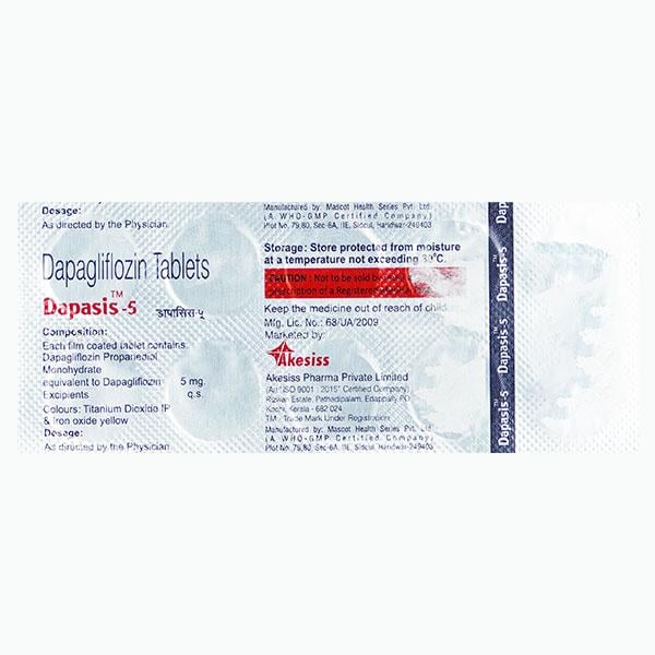 DAPASIS 5 Tablet 10's