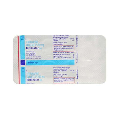 Terbinator 250mg Tablet 7'S