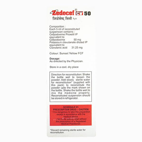 ZEDOCEF CV 50 Oral Suspension 30ml