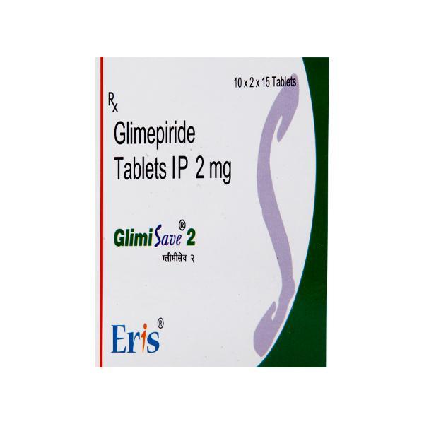 Glimisave 2mg Tablet 15'S